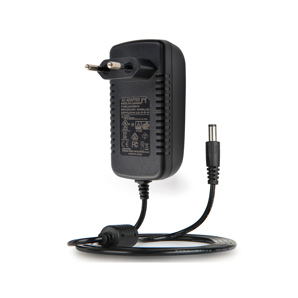 12V3A欧规插墙式电源适配器